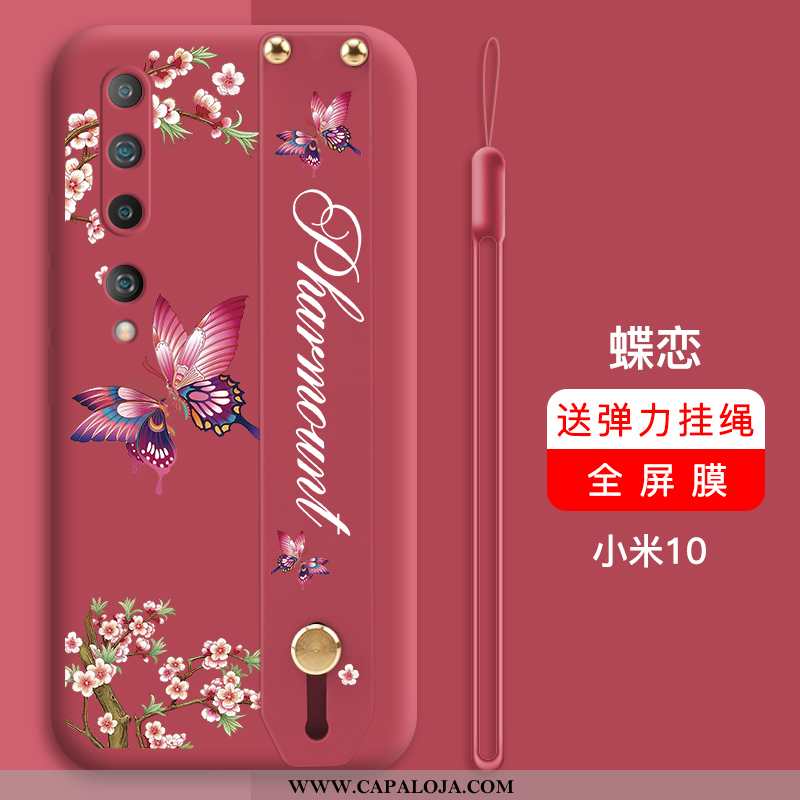 Capas Xiaomi Mi 10 Super Antiqueda Personalizado Silicone Vermelho, Capa Xiaomi Mi 10 Protetoras Ven