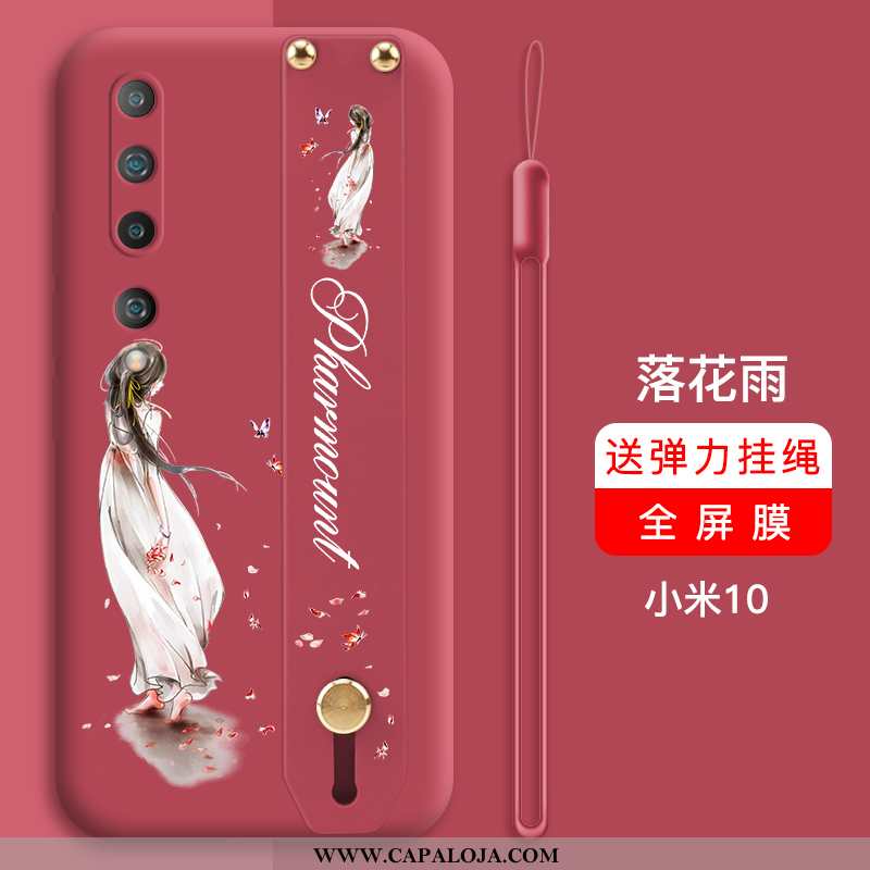 Capas Xiaomi Mi 10 Super Antiqueda Personalizado Silicone Vermelho, Capa Xiaomi Mi 10 Protetoras Ven