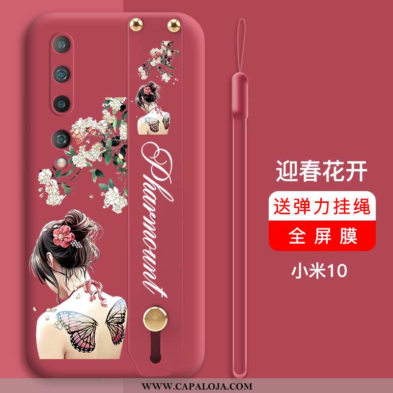 Capas Xiaomi Mi 10 Super Antiqueda Personalizado Silicone Vermelho, Capa Xiaomi Mi 10 Protetoras Ven