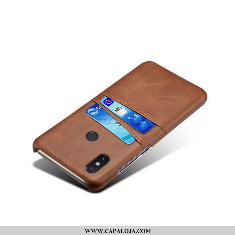 Capas Xiaomi Mi 8 Couro Primavera Marrom Cases Castanho, Capa Xiaomi Mi 8 Protetoras Comprar