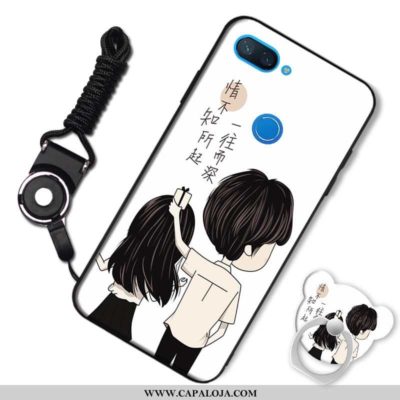 Capas Xiaomi Mi 8 Lite Desenho Animado Completa Masculino Branco, Capa Xiaomi Mi 8 Lite Soft Baratas