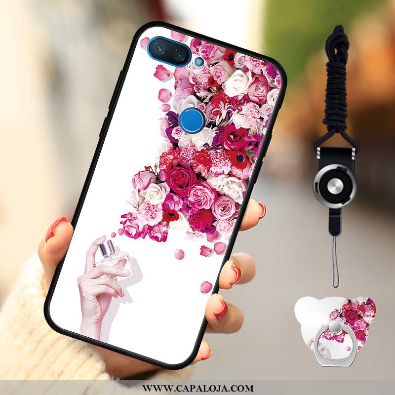 Capas Xiaomi Mi 8 Lite Desenho Animado Pequena Feminino Cola Rosa, Capa Xiaomi Mi 8 Lite Soft Online