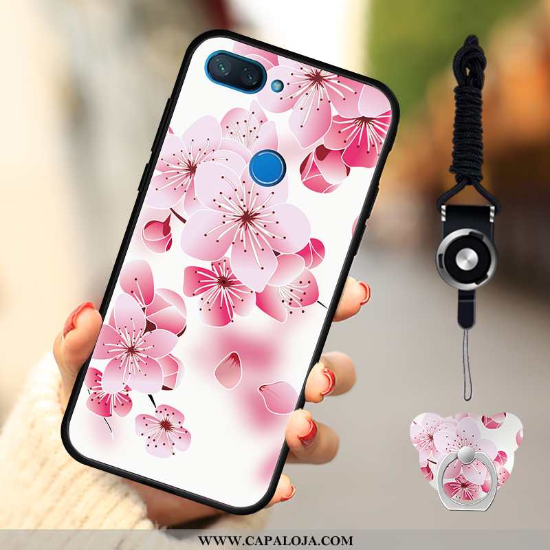 Capas Xiaomi Mi 8 Lite Desenho Animado Pequena Feminino Cola Rosa, Capa Xiaomi Mi 8 Lite Soft Online