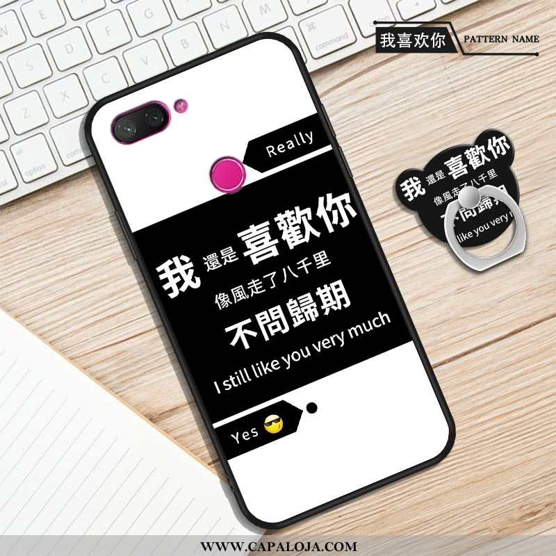 Capas Xiaomi Mi 8 Lite Estilosas Protetoras Roxa Masculino Roxo, Capa Xiaomi Mi 8 Lite Tendencia Onl