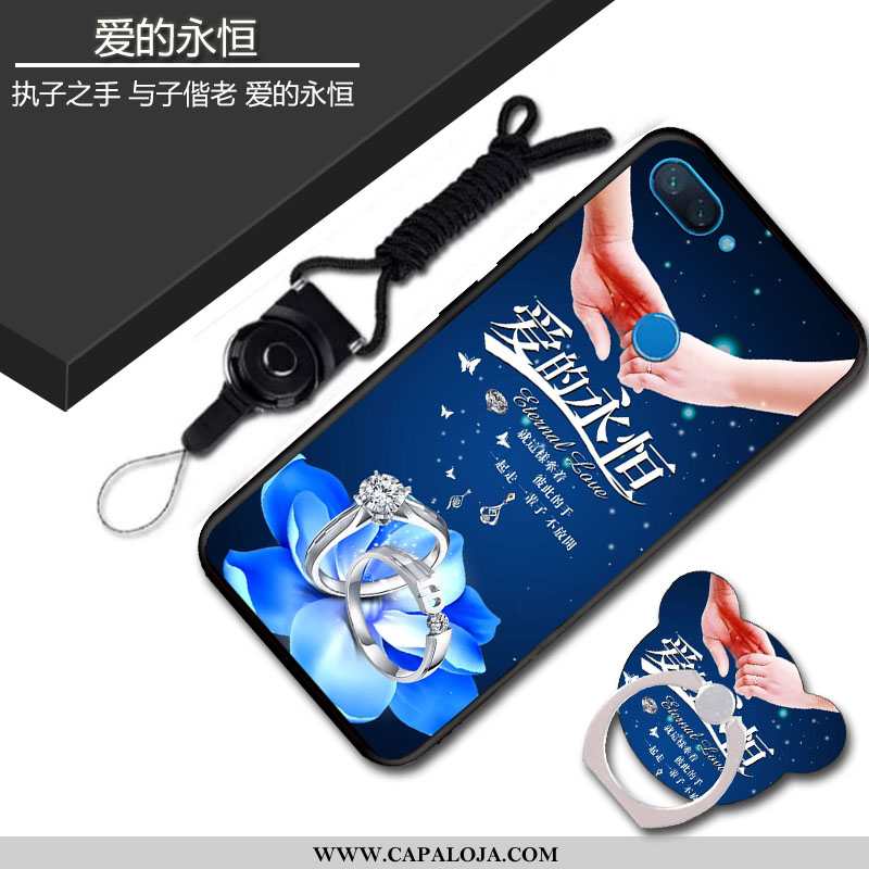 Capas Xiaomi Mi 8 Lite Personalizado Soft Feminino Antiqueda Azul, Capa Xiaomi Mi 8 Lite Criativas B