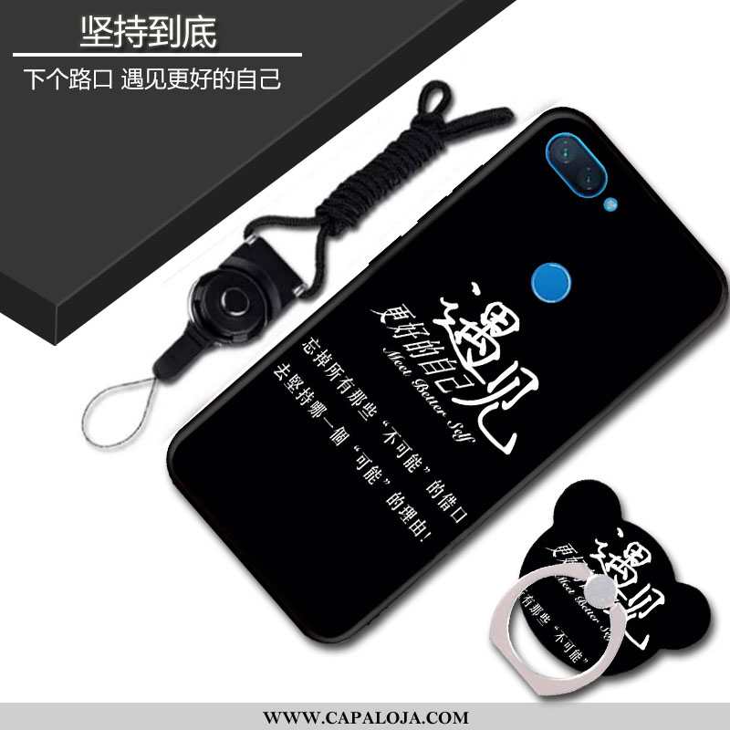 Capas Xiaomi Mi 8 Lite Personalizado Soft Feminino Antiqueda Azul, Capa Xiaomi Mi 8 Lite Criativas B