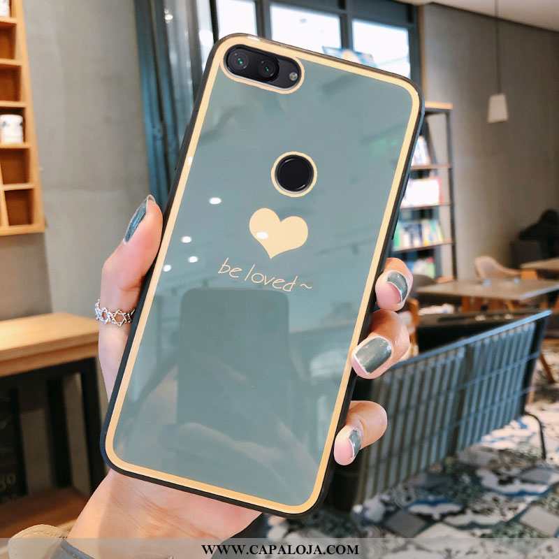 Capas Xiaomi Mi 8 Lite Protetoras Antiqueda Malha Telemóvel Cinza, Capa Xiaomi Mi 8 Lite Vidro Barat