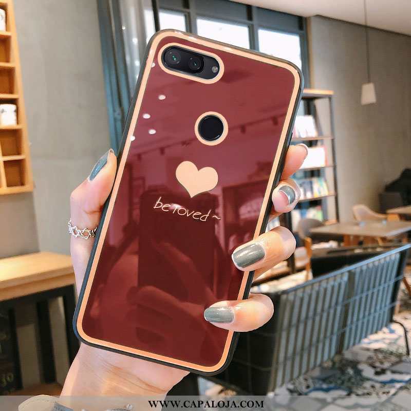 Capas Xiaomi Mi 8 Lite Protetoras Antiqueda Malha Telemóvel Cinza, Capa Xiaomi Mi 8 Lite Vidro Barat