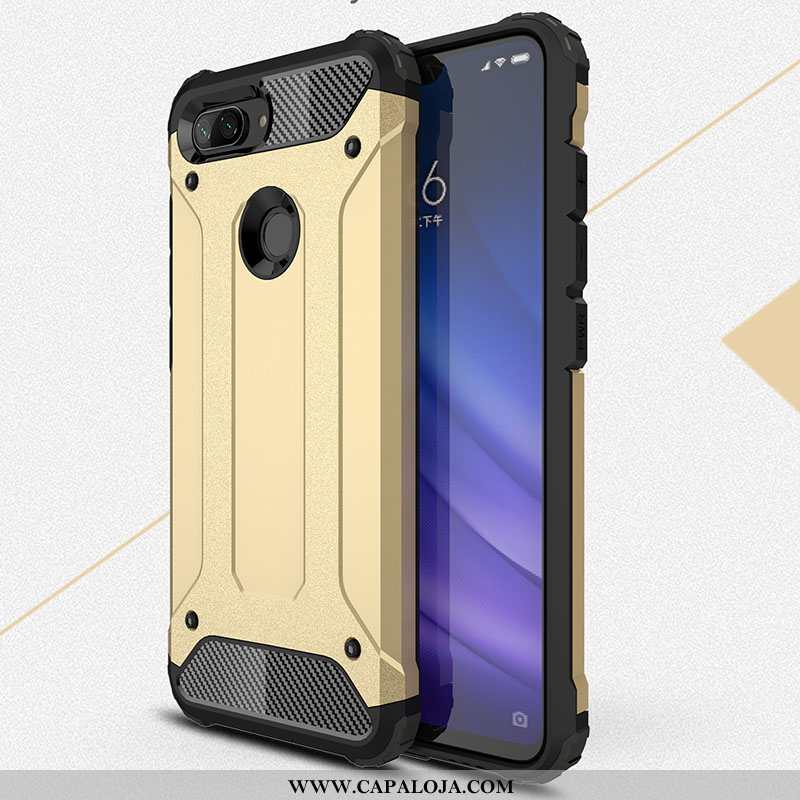 Capas Xiaomi Mi 8 Lite Soft Resistente Completa Azul, Capa Xiaomi Mi 8 Lite Fosco Baratas