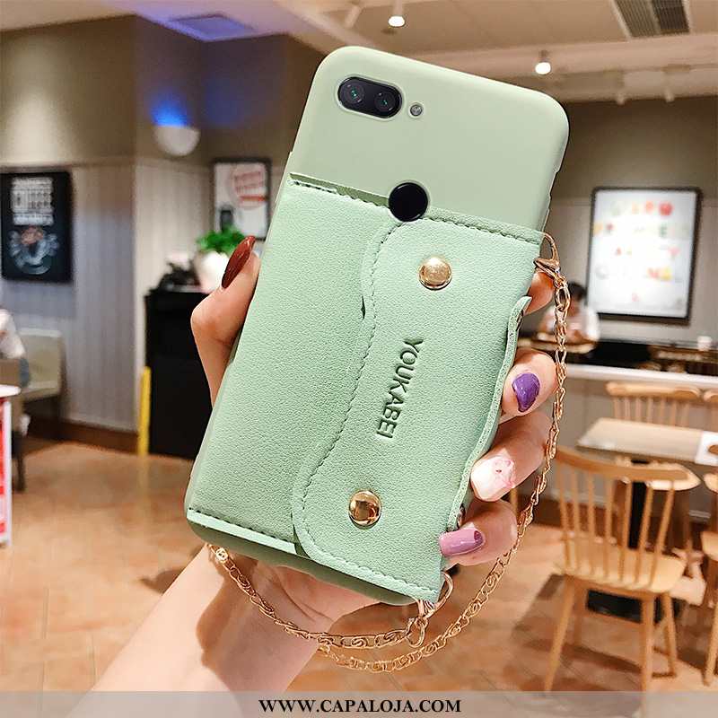 Capas Xiaomi Mi 8 Lite Tendencia Cases Pequena Primavera Verde, Capa Xiaomi Mi 8 Lite Protetoras Pro