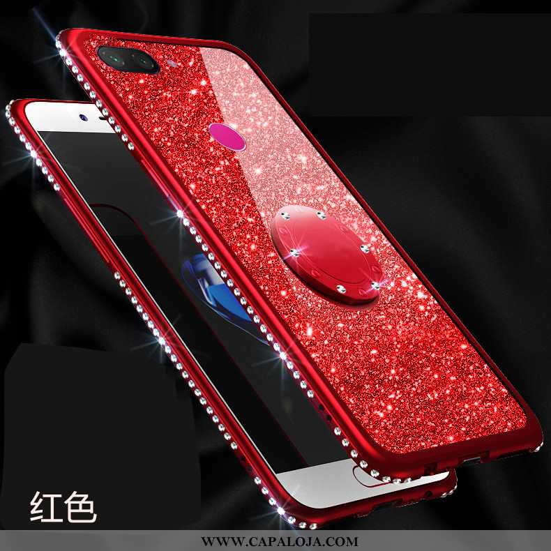 Capas Xiaomi Mi 8 Lite Tendencia Cases Strass Roxo, Capa Xiaomi Mi 8 Lite Soft Baratas