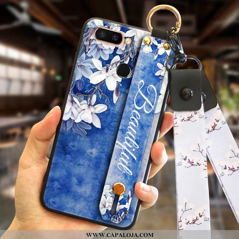 Capas Xiaomi Mi 8 Lite Tendencia Feminino Pequena Primavera Azul, Capa Xiaomi Mi 8 Lite Soft Barato