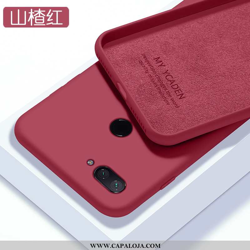 Capas Xiaomi Mi 8 Lite Tendencia Telinha Estiloso Cor De Vinho Bordô, Capa Xiaomi Mi 8 Lite Soft Bar