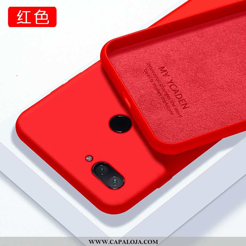 Capas Xiaomi Mi 8 Lite Tendencia Telinha Estiloso Cor De Vinho Bordô, Capa Xiaomi Mi 8 Lite Soft Bar