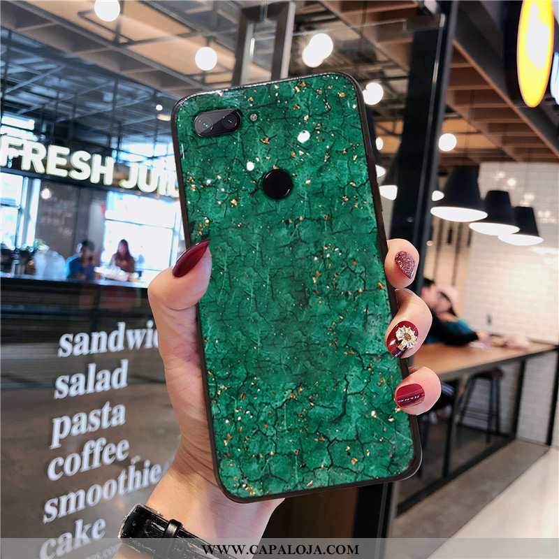 Capas Xiaomi Mi 8 Lite Tendencia Verde De Grau Telemóvel, Capa Xiaomi Mi 8 Lite Soft Promoção