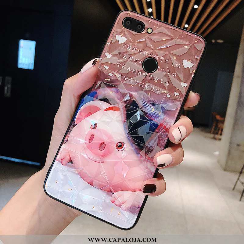 Capas Xiaomi Mi 8 Lite Vidro Feminino Antiqueda Protetoras Rosa, Capa Xiaomi Mi 8 Lite Personalizada