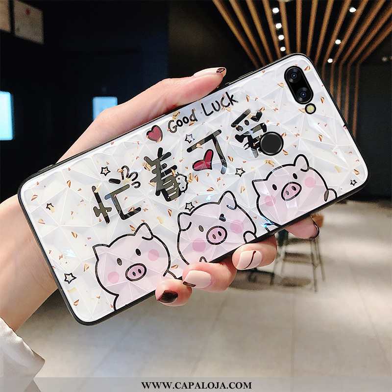 Capas Xiaomi Mi 8 Lite Vidro Feminino Antiqueda Protetoras Rosa, Capa Xiaomi Mi 8 Lite Personalizada