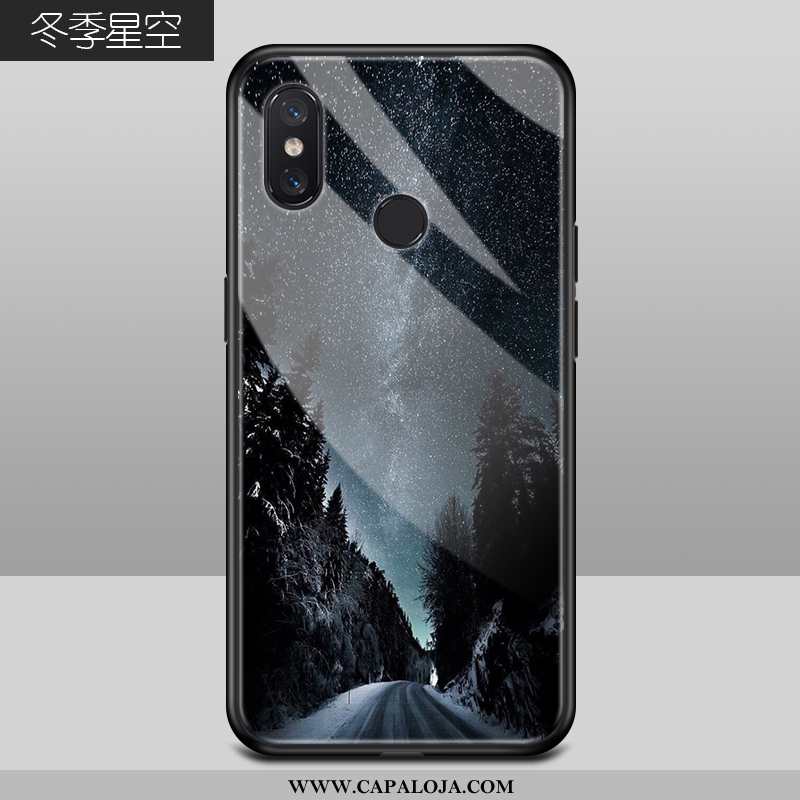 Capas Xiaomi Mi 8 Personalizada Completa Primavera Protetoras Azul, Capa Xiaomi Mi 8 Criativas Barat