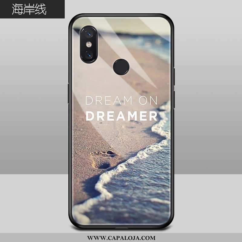 Capas Xiaomi Mi 8 Personalizada Completa Primavera Protetoras Azul, Capa Xiaomi Mi 8 Criativas Barat