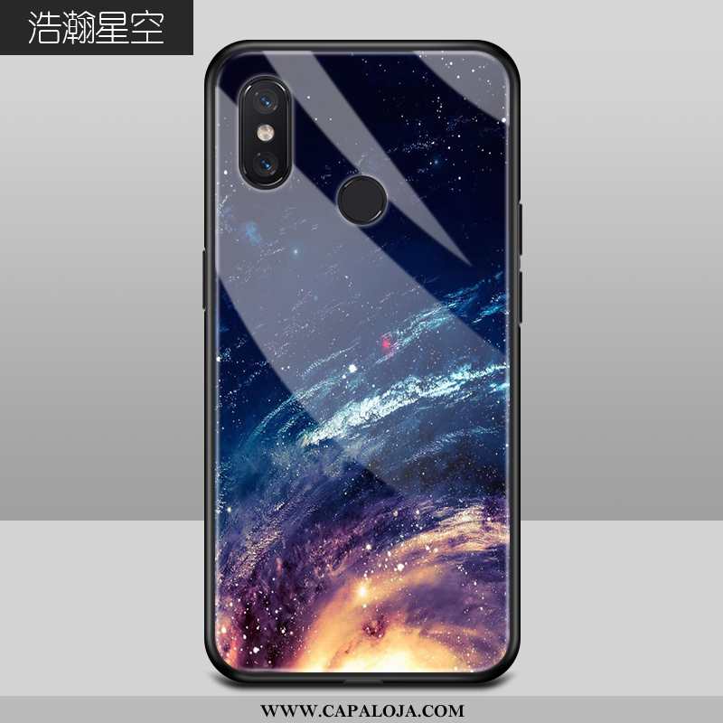 Capas Xiaomi Mi 8 Personalizada Completa Primavera Protetoras Azul, Capa Xiaomi Mi 8 Criativas Barat