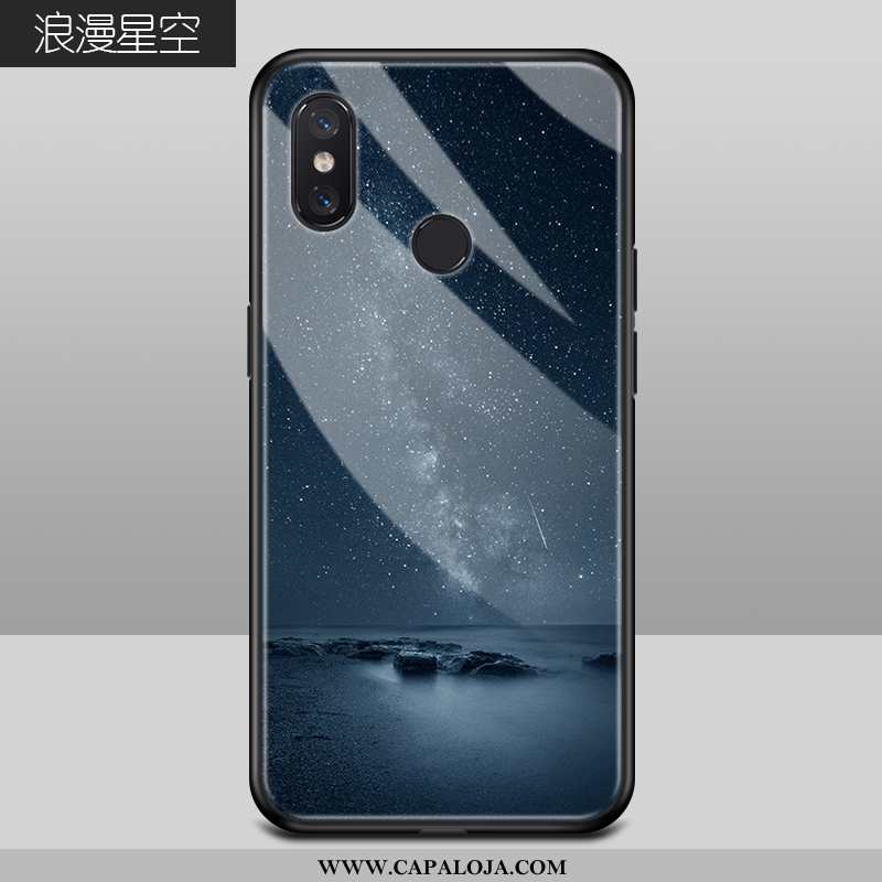 Capas Xiaomi Mi 8 Personalizada Completa Primavera Protetoras Azul, Capa Xiaomi Mi 8 Criativas Barat