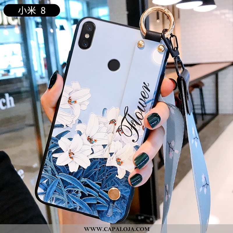 Capas Xiaomi Mi 8 Personalizado Completa Telemóvel Feminino Azul, Capa Xiaomi Mi 8 Criativas Comprar