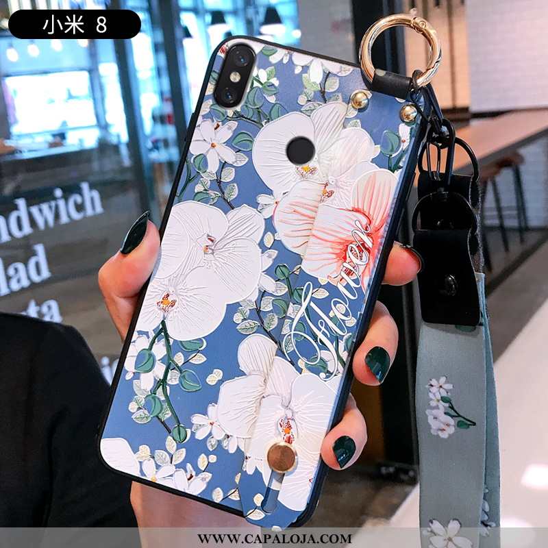 Capas Xiaomi Mi 8 Personalizado Completa Telemóvel Feminino Azul, Capa Xiaomi Mi 8 Criativas Comprar