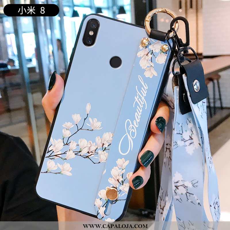 Capas Xiaomi Mi 8 Personalizado Completa Telemóvel Feminino Azul, Capa Xiaomi Mi 8 Criativas Comprar