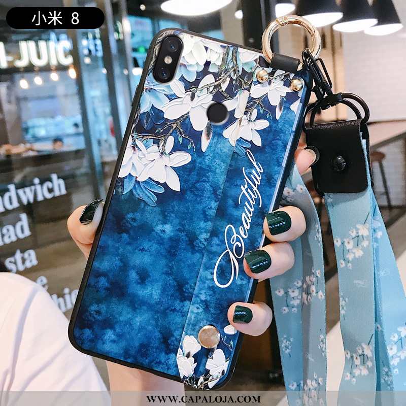 Capas Xiaomi Mi 8 Personalizado Completa Telemóvel Feminino Azul, Capa Xiaomi Mi 8 Criativas Comprar