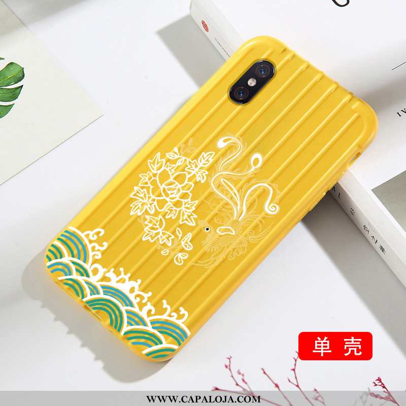 Capas Xiaomi Mi 8 Pro Listrado Malha Antiqueda Verde, Capa Xiaomi Mi 8 Pro Soft Comprar