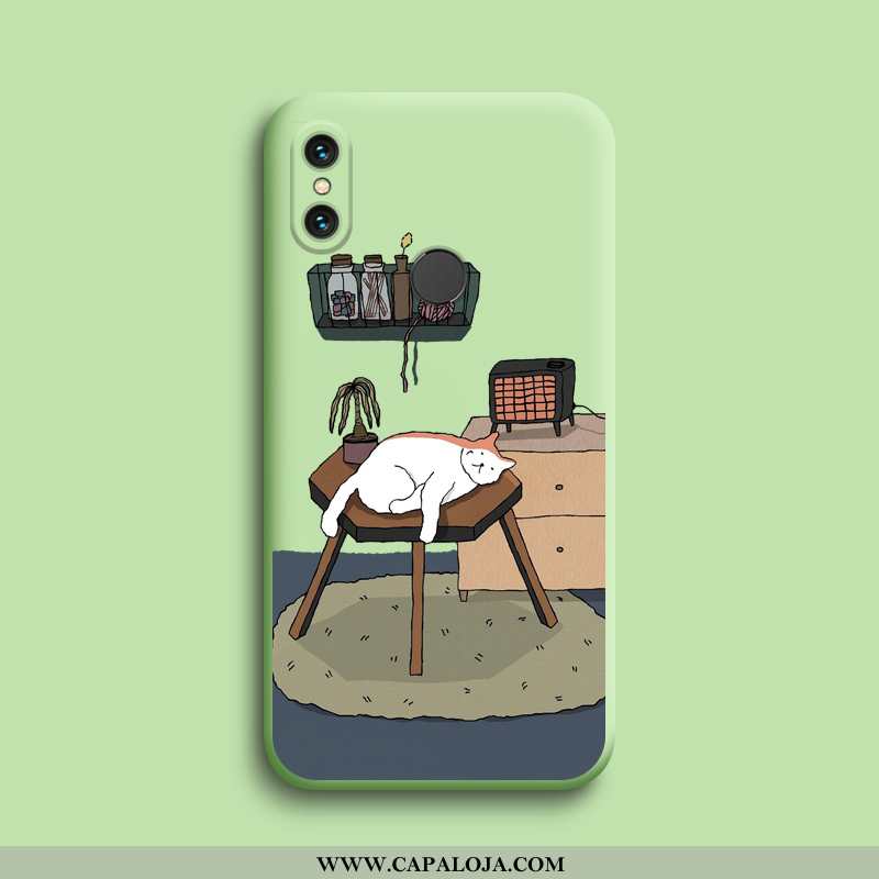 Capas Xiaomi Mi 8 Pro Personalizado Desenho Animado Catinet Soft Vermelho, Capa Xiaomi Mi 8 Pro Cria