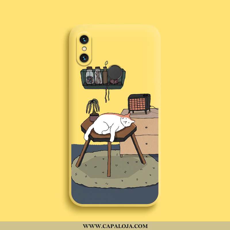 Capas Xiaomi Mi 8 Pro Personalizado Desenho Animado Catinet Soft Vermelho, Capa Xiaomi Mi 8 Pro Cria