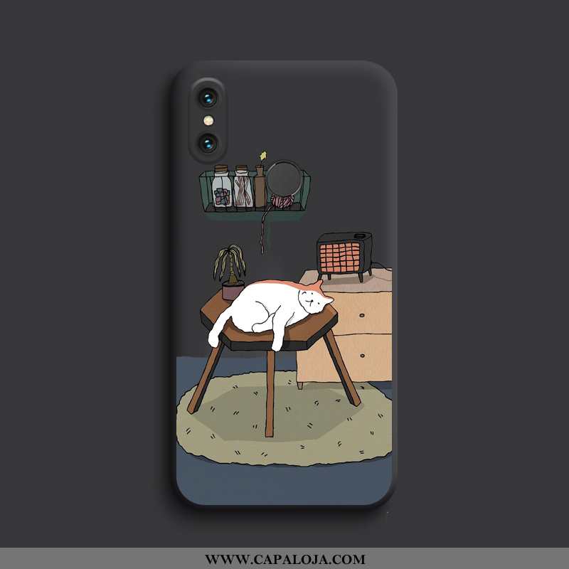 Capas Xiaomi Mi 8 Pro Personalizado Desenho Animado Catinet Soft Vermelho, Capa Xiaomi Mi 8 Pro Cria