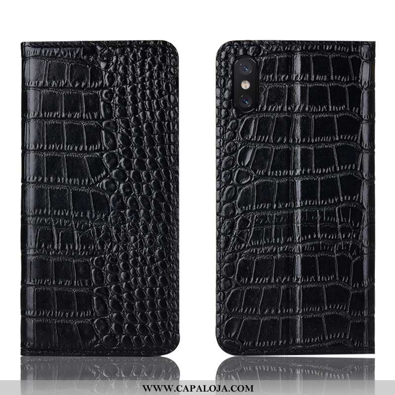 Capas Xiaomi Mi 8 Pro Protetoras Marrom Completa Antiqueda Castanho, Capa Xiaomi Mi 8 Pro Couro Genu