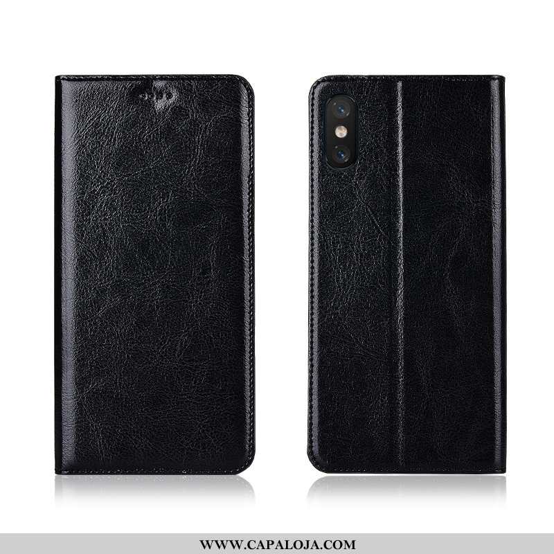 Capas Xiaomi Mi 8 Pro Protetoras Telemóvel Tela Couro Castanho, Capa Xiaomi Mi 8 Pro Silicone Barato