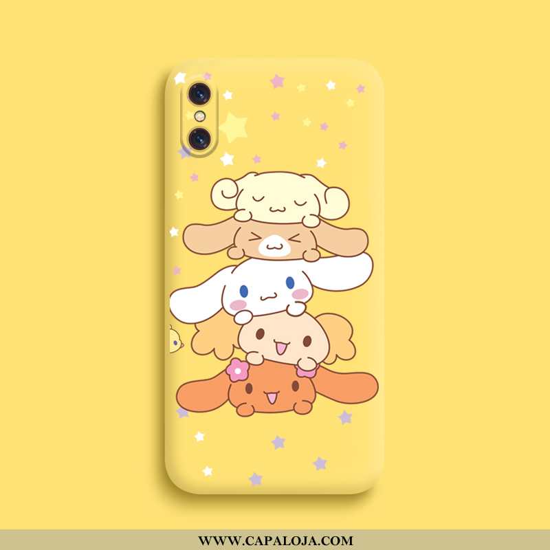 Capas Xiaomi Mi 8 Pro Silicone Antiqueda Feminino Cases Roxo, Capa Xiaomi Mi 8 Pro Desenho Animado V