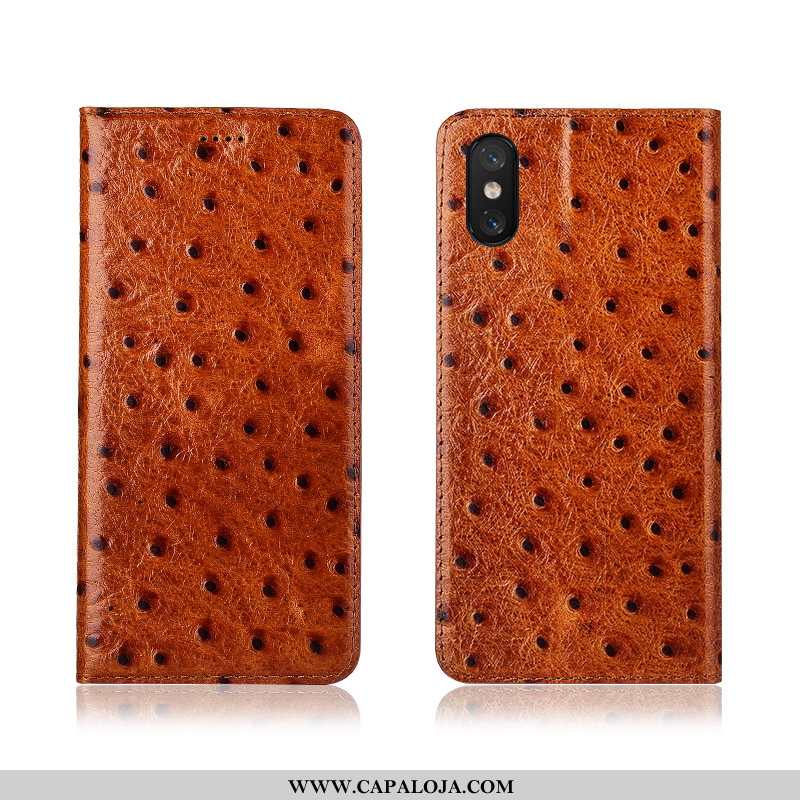 Capas Xiaomi Mi 8 Pro Soft Silicone Primavera Antiqueda Castanho, Capa Xiaomi Mi 8 Pro Protetoras Ve