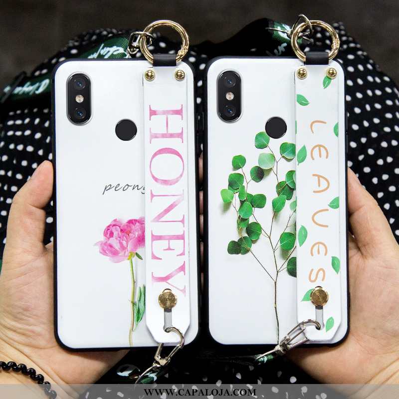 Capas Xiaomi Mi 8 Protetoras Cordao Novas Soft Rosa, Capa Xiaomi Mi 8 Silicone Baratas