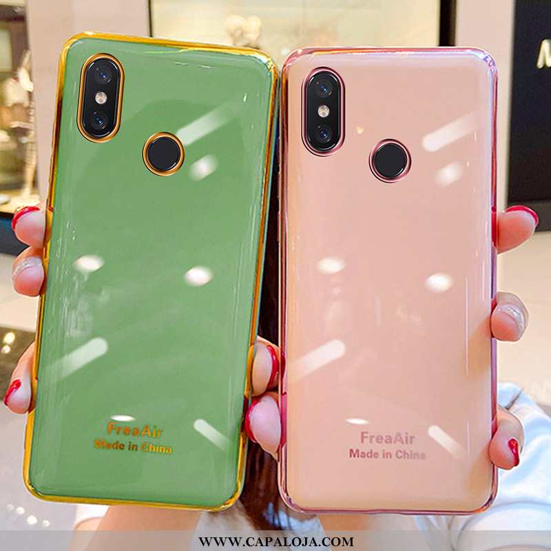 Capas Xiaomi Mi 8 Protetoras Fosco Discovery Verde, Capa Xiaomi Mi 8 Silicone Baratas