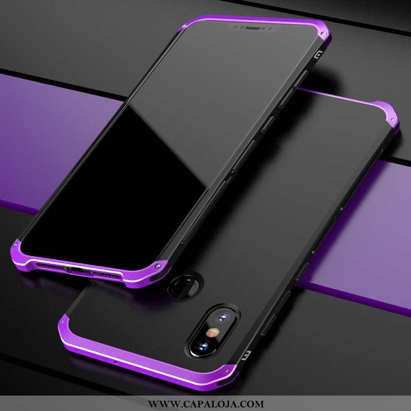 Capas Xiaomi Mi 8 Protetoras Minimalista Criativas Antiqueda Roxo, Capa Xiaomi Mi 8 Silicone Online