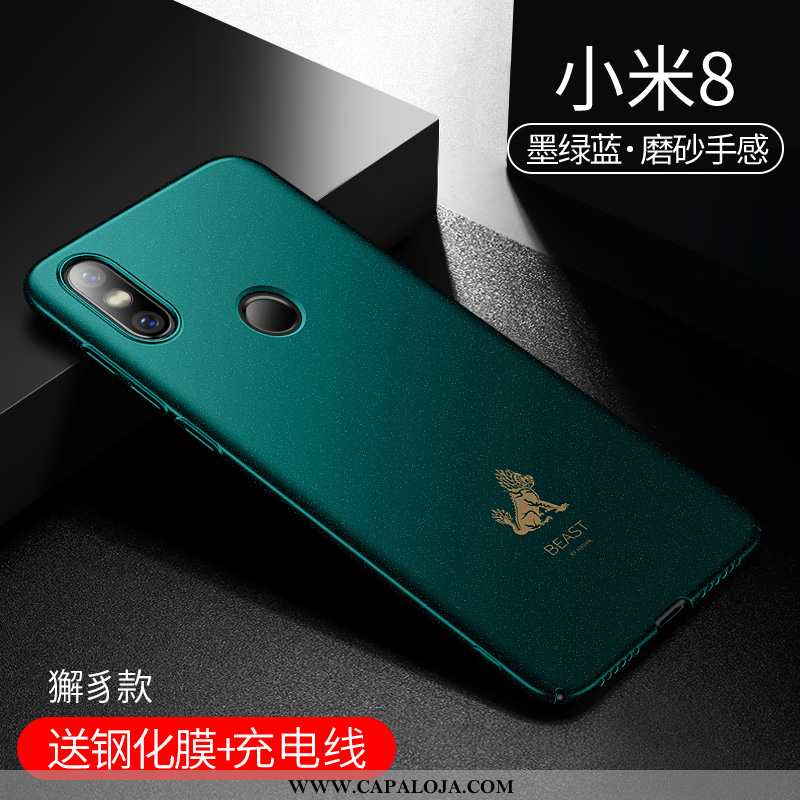 Capas Xiaomi Mi 8 Protetoras Palace Masculino Super Verde, Capa Xiaomi Mi 8 Fosco Comprar