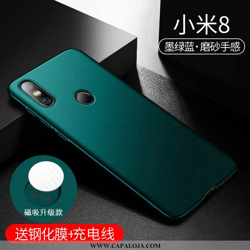 Capas Xiaomi Mi 8 Protetoras Palace Masculino Super Verde, Capa Xiaomi Mi 8 Fosco Comprar