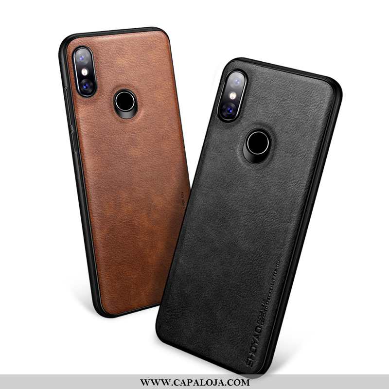 Capas Xiaomi Mi 8 Protetoras Tendencia Minimalista Telemóvel Preto, Capa Xiaomi Mi 8 Transparente Ba