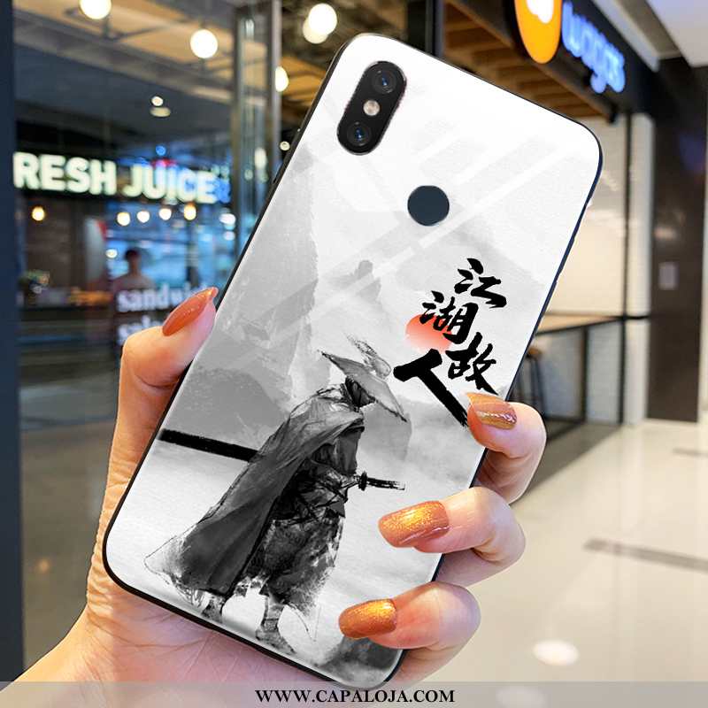 Capas Xiaomi Mi 8 Silicone Discovery Telemóvel Tendencia Cinza, Capa Xiaomi Mi 8 Vidro Baratos