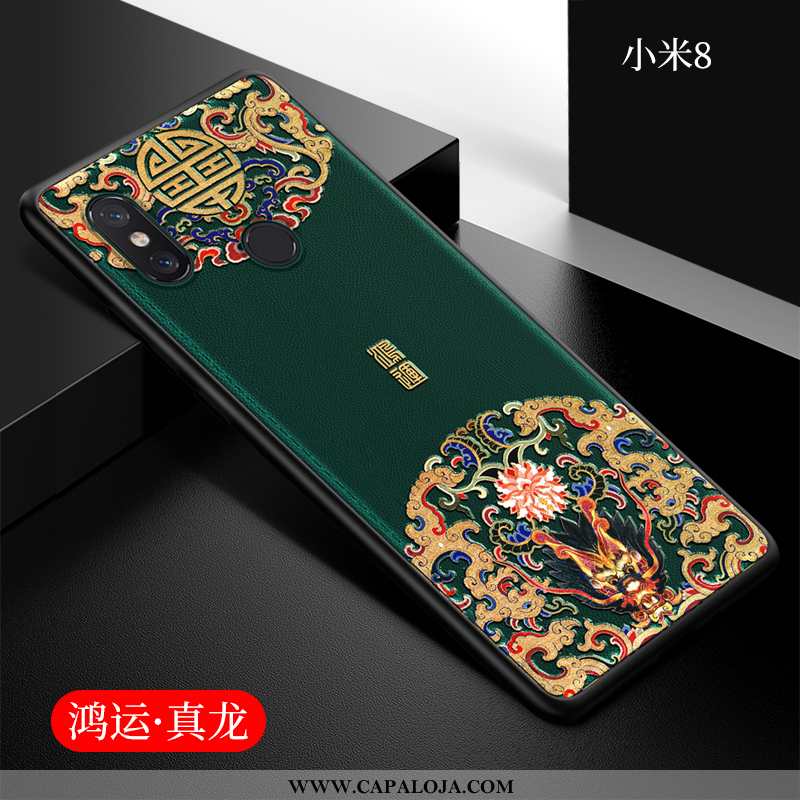 Capas Xiaomi Mi 8 Silicone Discovery Verde, Capa Xiaomi Mi 8 Slim Comprar