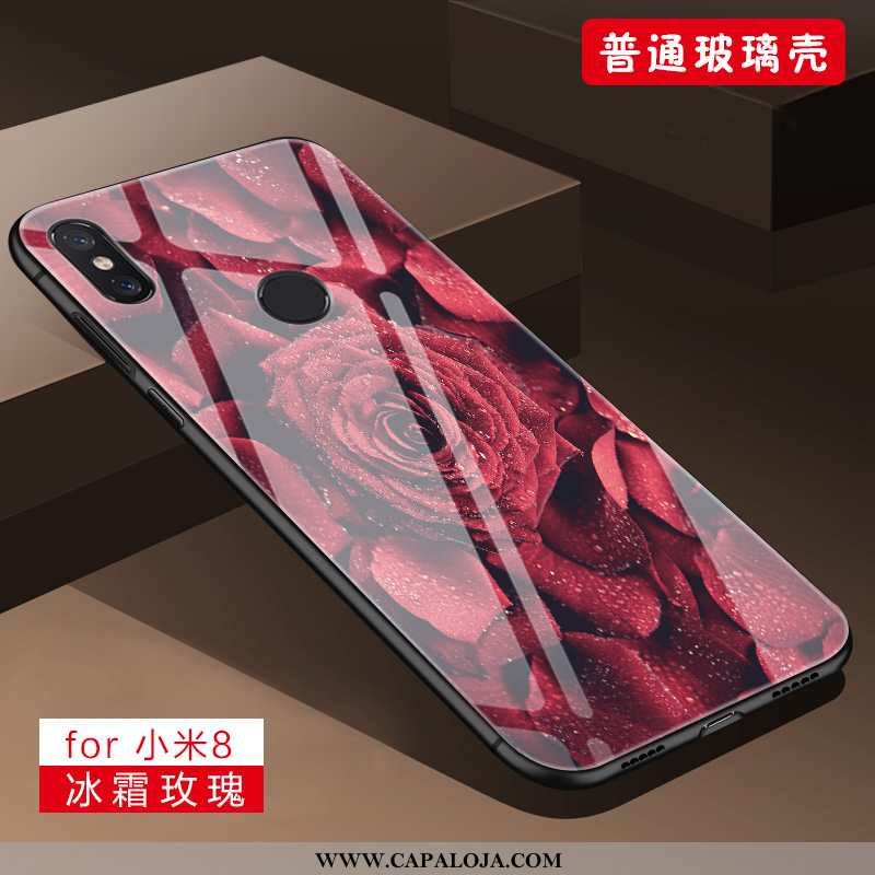 Capas Xiaomi Mi 8 Soft Primavera Telemóvel Cases Roxo, Capa Xiaomi Mi 8 Protetoras Baratas