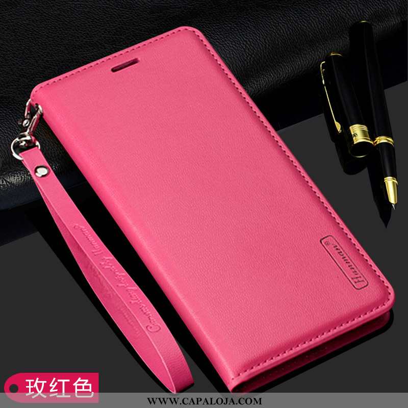 Capas Xiaomi Mi 9 Cordao Fold Antiqueda Telemóvel Rosa, Capa Xiaomi Mi 9 Couro Promoção