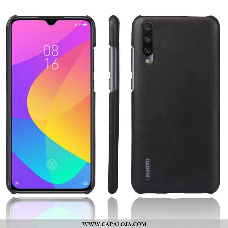 Capas Xiaomi Mi 9 Lite Couro Resistente Pequena Cases Cinza, Capa Xiaomi Mi 9 Lite Protetoras Venda