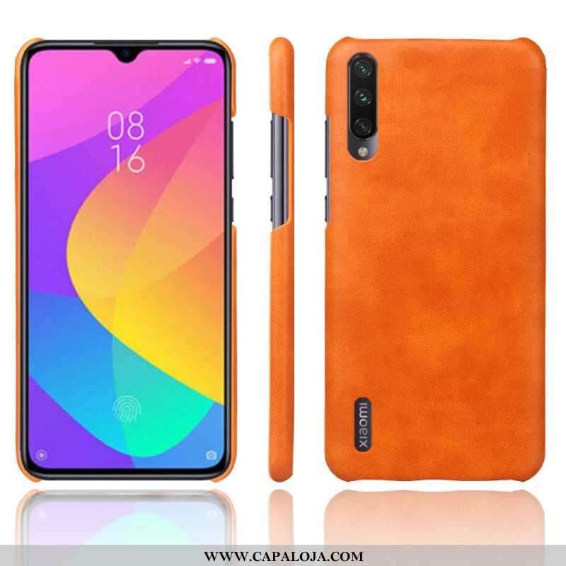 Capas Xiaomi Mi 9 Lite Couro Resistente Pequena Cases Cinza, Capa Xiaomi Mi 9 Lite Protetoras Venda