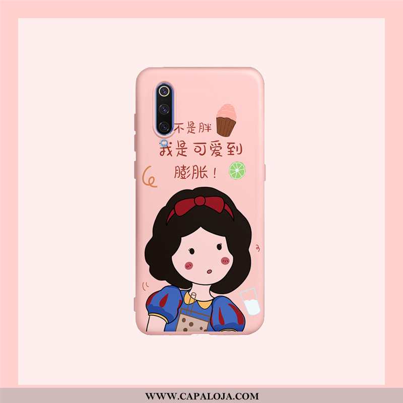 Capas Xiaomi Mi 9 Lite Desenho Animado Rosa Telemóvel Completa, Capa Xiaomi Mi 9 Lite Bonitos Online